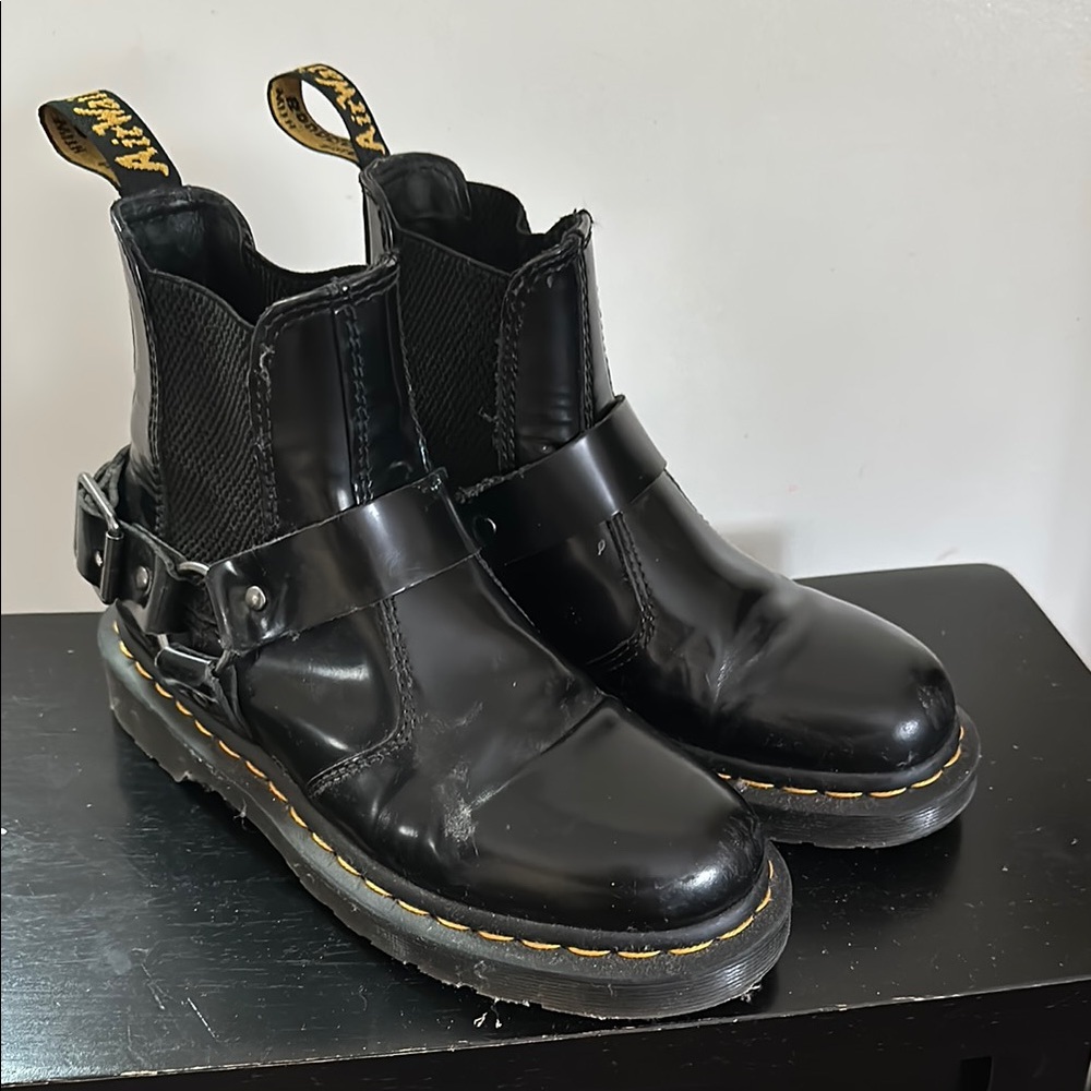Dr. Martens Black Combat Boots